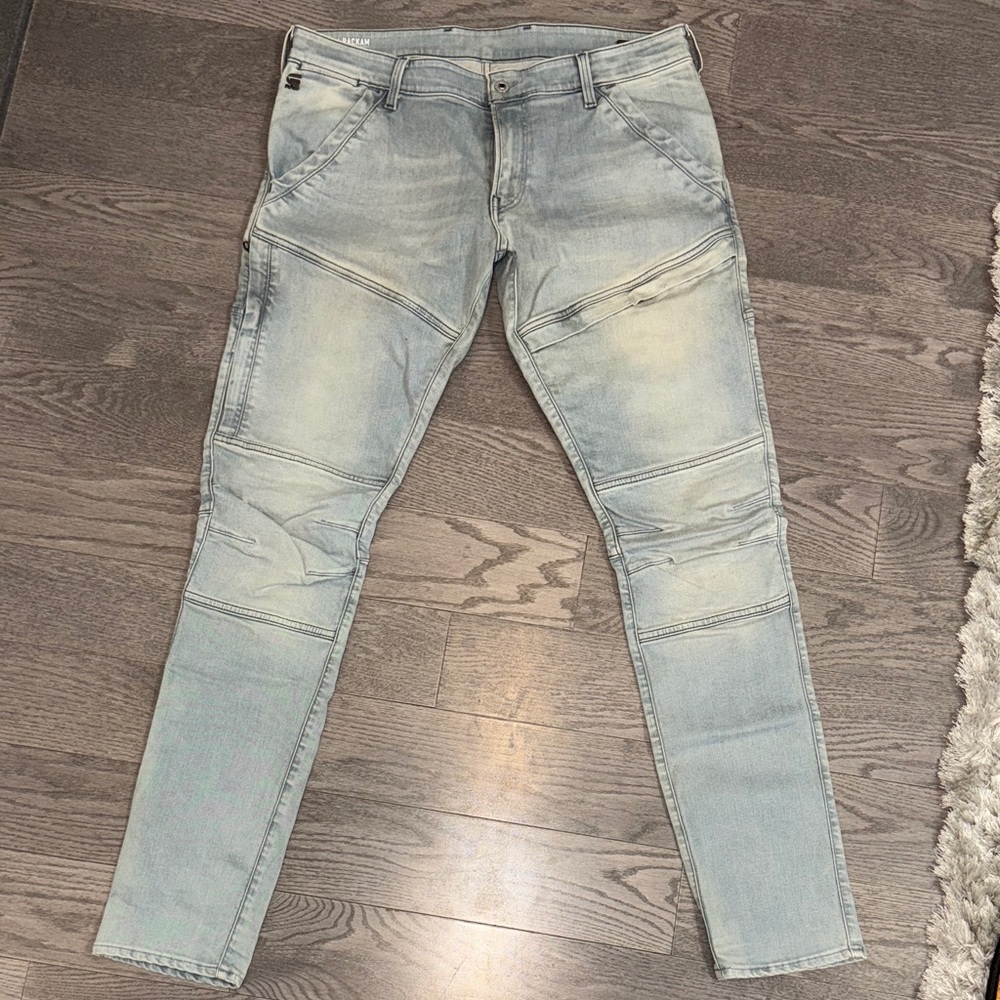 G-Star Men's Faded Blue Skinny Jeans